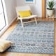 SAFAVIEH Amsterdam Bridget Moroccan Boho Rug - 11' x 15' - Blue/Ivory