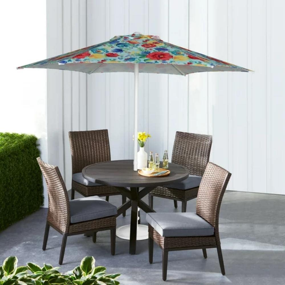corliving offset patio umbrella warm white Deluxe Offset Patio Umbrella