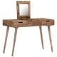 preview thumbnail 1 of 3, vidaXL Dressing Table 44"x17.7"x29.9" Solid Mango Wood