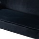 preview thumbnail 45 of 117, Barbara 43" Contemporary Velvet Loveseat Sofa with Goldtone Metal Legs by HULALA HOME