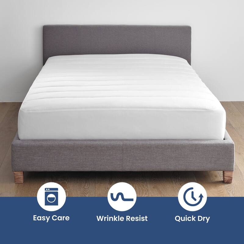 Martex Quilted Mattress Pad - White