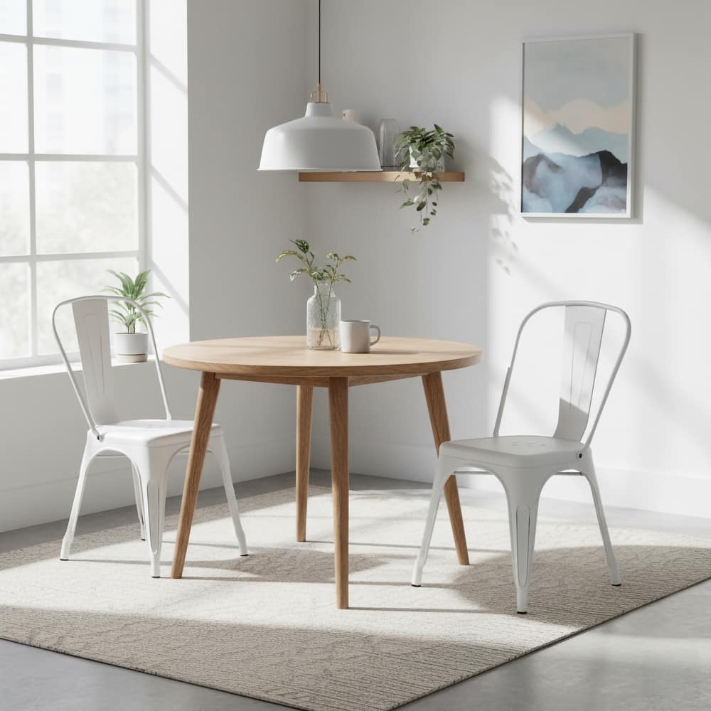 Modern Metal Dining Room Kitchen Bar Chair Set