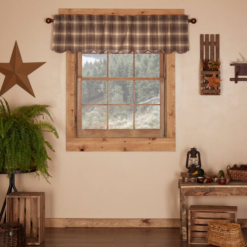 Dawson Star Scalloped Valance - 16x60