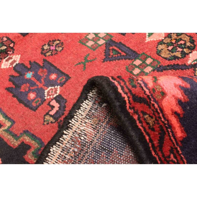 ECARPETGALLERY Hand-knotted Andelz Red Wool Rug - 4'2 x 6'11