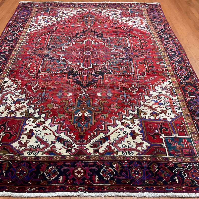 HERAT ORIENTAL Handmade Fine Heriz Rug - 8'4" x 11'11"