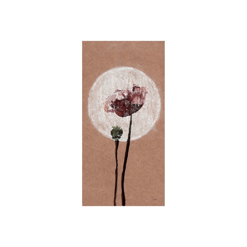 Poppies Sunset II (20 x 40) Canvas Art Print