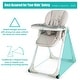 preview thumbnail 2 of 7, Gymax Baby High Chair w/ 7 Height & 3 Footrest Adjustable Cup holder 2