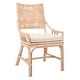 preview thumbnail 16 of 34, SAFAVIEH Donatella Coastal Rattan Cushion Chair - 22" W x 24" L x 37" H