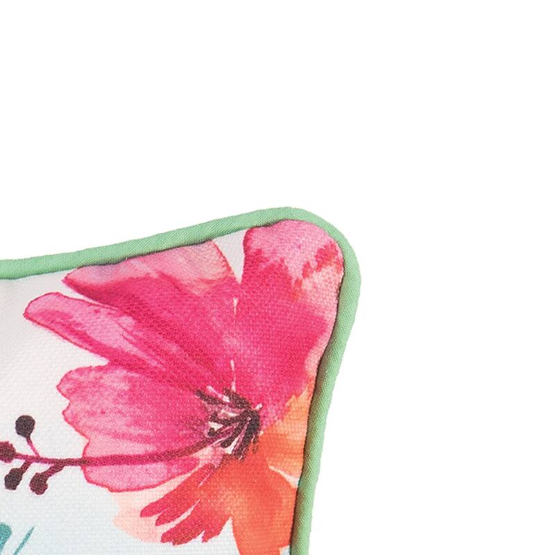 10" x 10" Summer State Of Mind Printed Throw Pillow