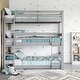 preview thumbnail 1 of 18, Avenue Greene Nola Triple Twin Wood Bunk Bed