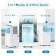 preview thumbnail 2 of 6, 10,000 BTU 3-IN-1 Quiet AC Unit with Dehumidifier,Portable Air Conditioner,Fan & Sleep Modes