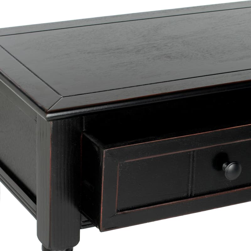 SAFAVIEH Camilla Grey 2-Drawer Console Table - 35.8" x 13.8" x 29.5" - 36"W x 14"D x 30"H