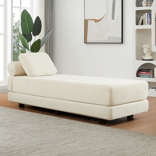 Daybed Convertible Bench - Fold Out Sleeper with Queen Size Mattress