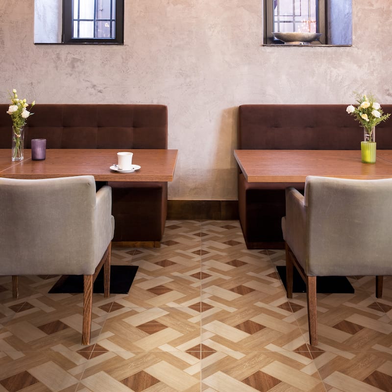 Merola Tile Huelva Caramelo 17-3/4" x 17-3/4" Ceramic Floor and Wall Tile