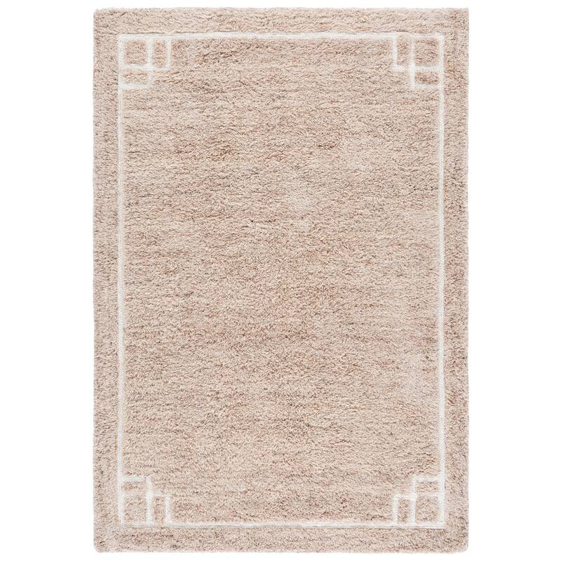 SAFAVIEH Handmade Casablanca Shag Solen Wool Rug