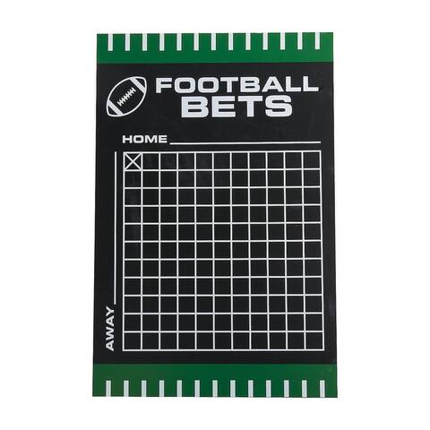 Football Betting Squares Chalkboard, Party, Home Decor, Wall Decor, 1 Piece