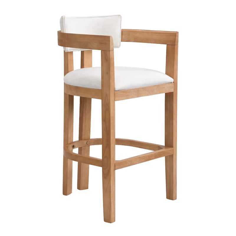 Maribel Upholstered Counter Stools Bar Stools (Set of 2) by Christopher Knight Home