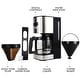 preview thumbnail 6 of 7, Kenmore Aroma Control Programmable 12-cup Coffee Maker, Black
