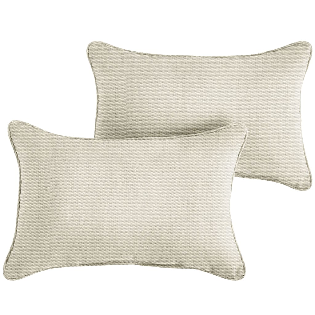 Sorra Home Sunbrella Outdoor Corded Pillow Set of 2