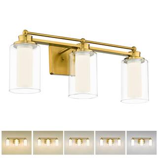 3-Light 18W Dimmable LED Vanity Lights