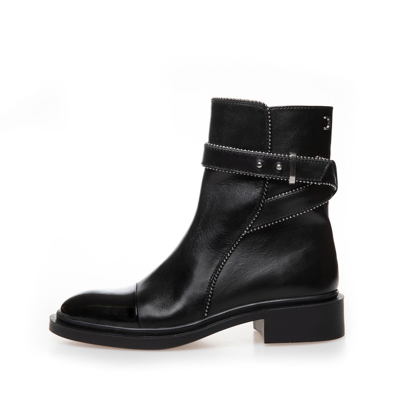 Copenhagen Patent Toe Leather Chelsea Boot