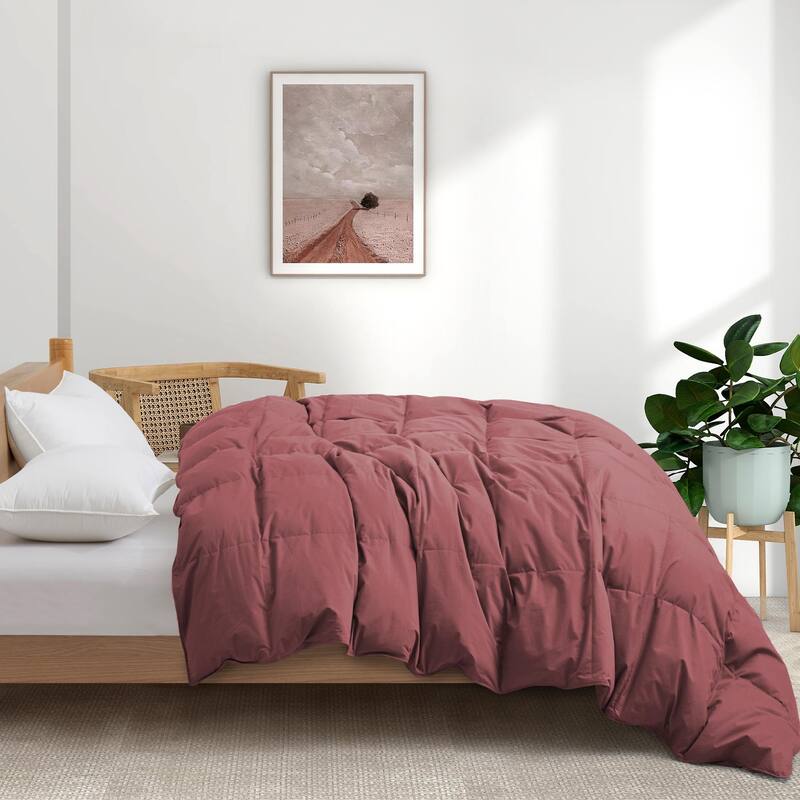 All Season Organic Cotton Down & Feather Comforter Made in Germany