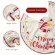 preview thumbnail 48 of 51, Glitzhome 21"L LED Embroidered Linen Reindeer Cat Dog Christmas Stockings