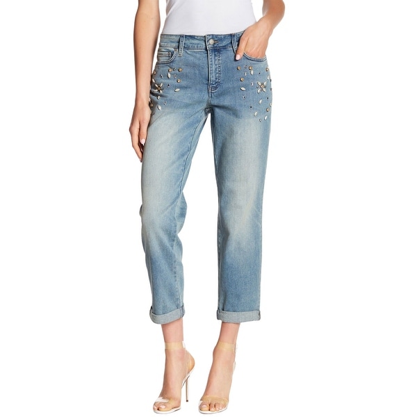 jewel embellished jeans