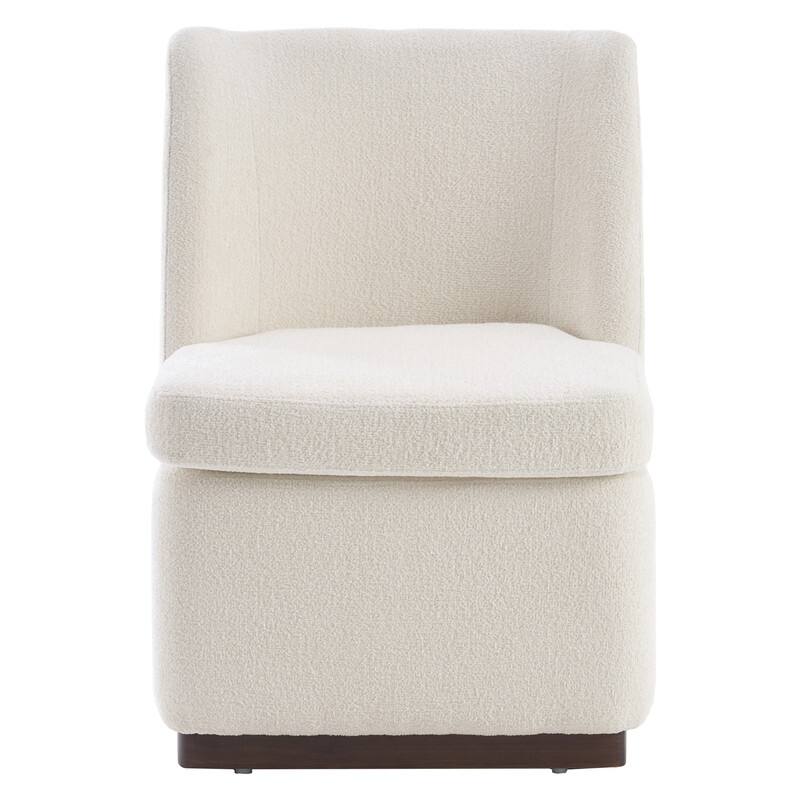 Modern Accent Chair Set of 2, Armless Chairs for Dining Room, Living Room, Bedroom