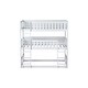 preview thumbnail 47 of 49, Triple Bunk Bed with Ladders,Guardrails,Twin over Twin over Twin