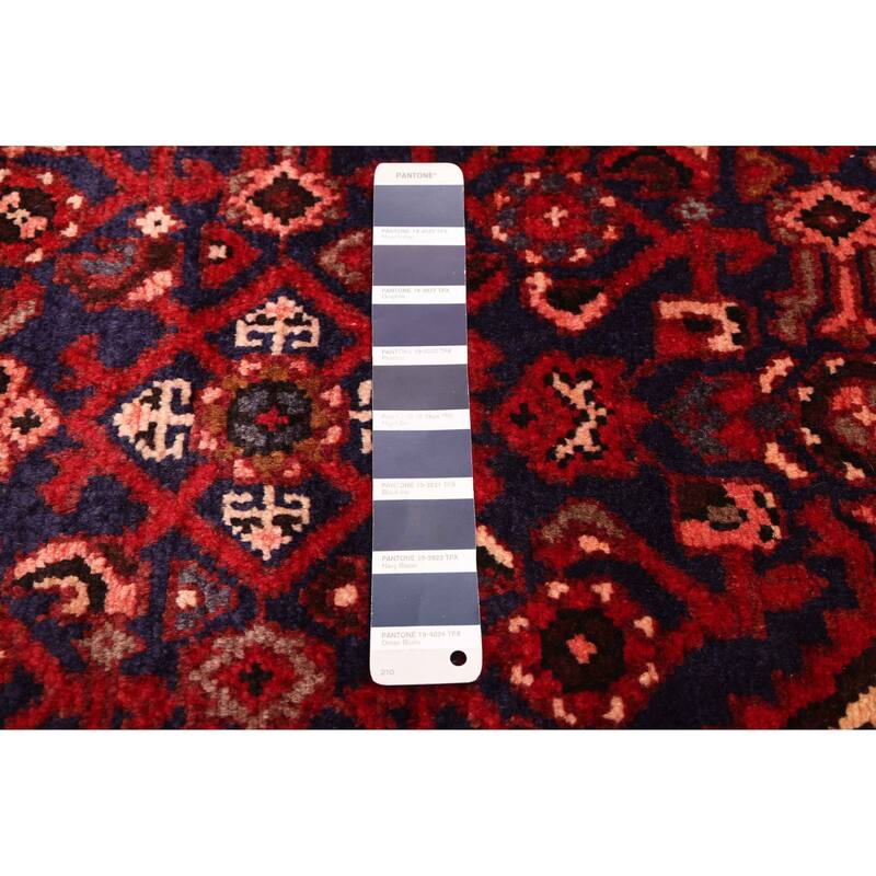 ECARPETGALLERY Hand-knotted Andelz Dark Navy Wool Rug - 3'8 x 10'4