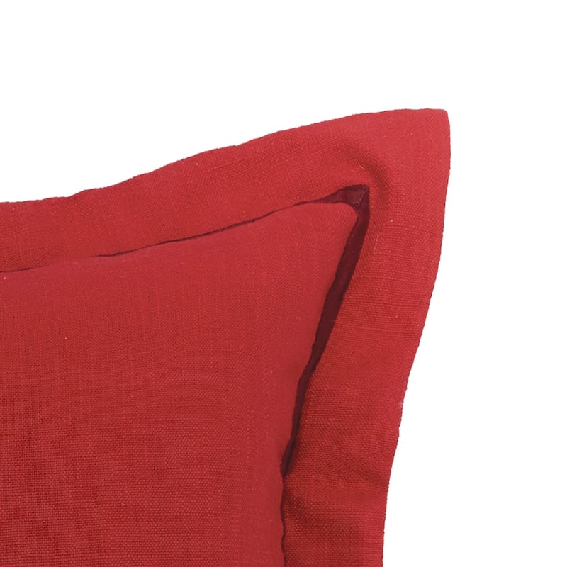 Scarlet Flange 18" x 18" Throw Pillow