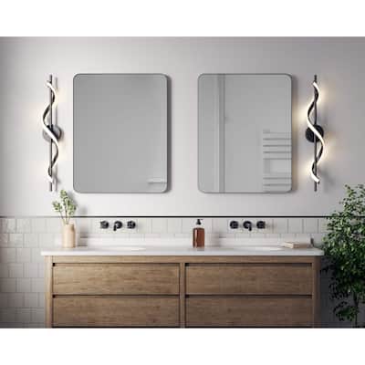 Spin 24 Inch LED CCT Wall Sconce Vanity