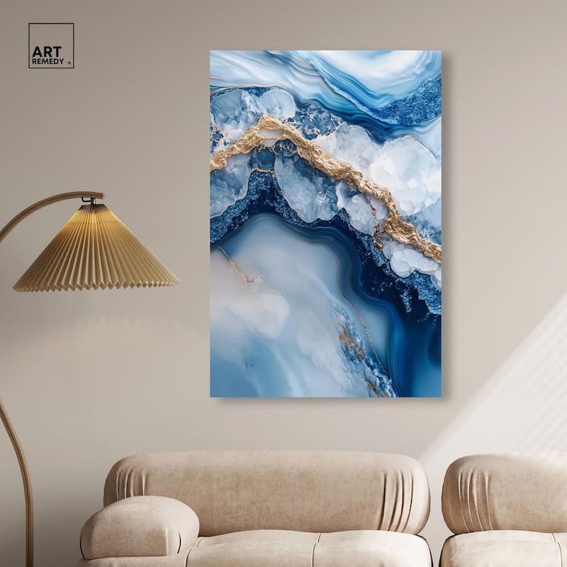 Molten Topaz II Canvas by Art Remedy, Gallery Wrapped