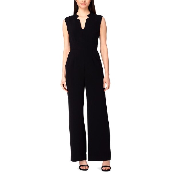 tahari crepe jumpsuit