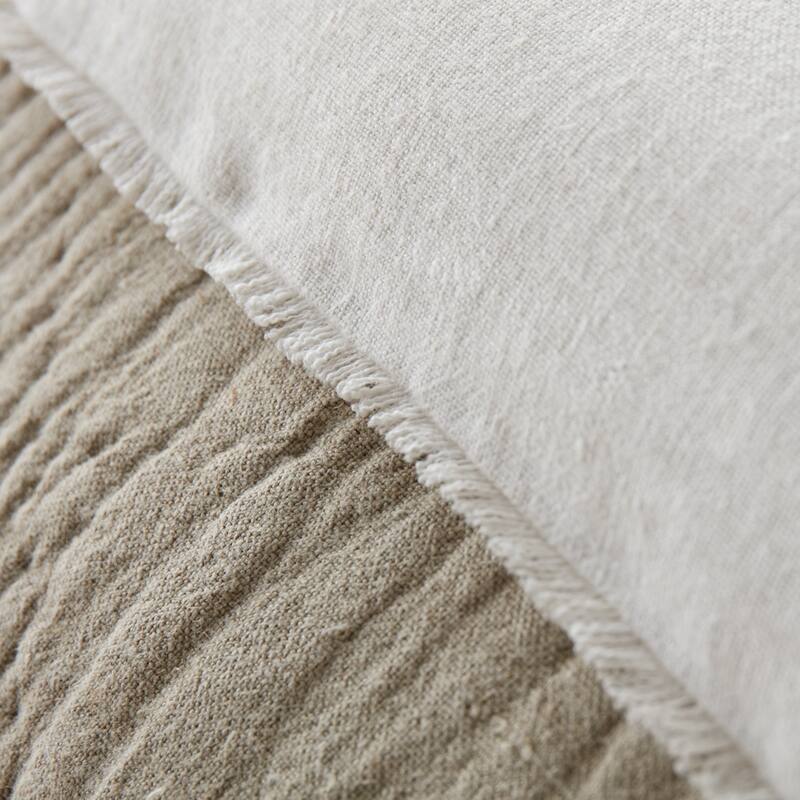 Ranier Linen Sham, Ivory, Euro