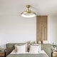 preview thumbnail 1 of 19, JONATHAN Y Loren 20" Modern 6-Speed Metal Dimmable Smart LED Ceiling Fan, App & Remote - 11.5 Inches Gold