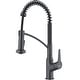 preview thumbnail 20 of 38, Karran Scottsdale Single-Handle Pull-Down Sprayer Kitchen Faucet Gunmetal Grey