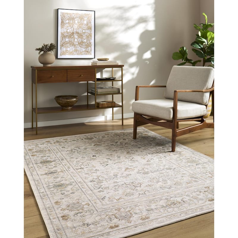 Livabliss Goblen Traditional Area Rug - Beige - 7'10" x 10'