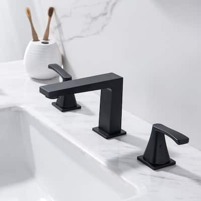 8 in. Widespread Double-Handle Bathroom Sink Faucet