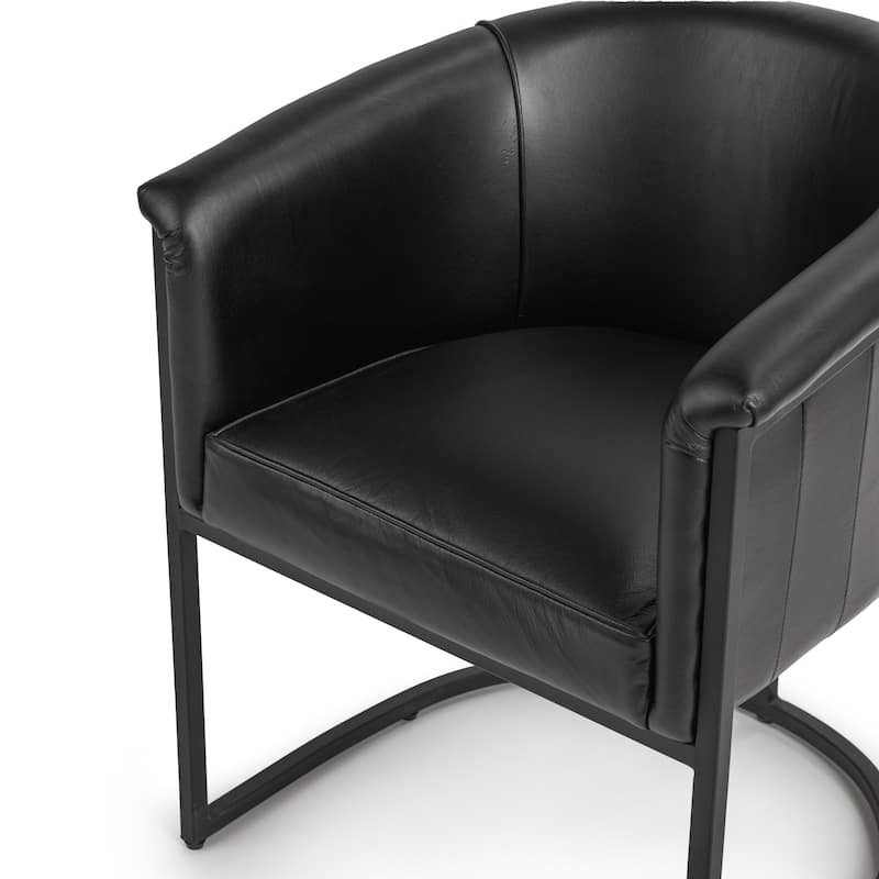 Hester Top Grain Leather Dining Chair