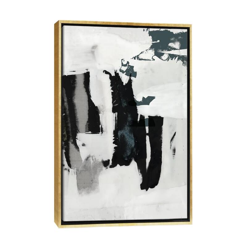 iCanvas "Broken Window II" by Jennifer Goldberger Framed Canvas Print - Gold - 26x18