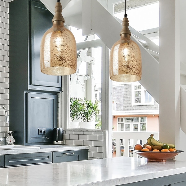 Bell shaped glass pendant lights hotsell