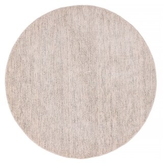 Pearl Color Rug ECARPETGALLERY Hand Loomed Pearl Ivory Silk, Wool Rug - 5'0 x 5'0 - Bed ...
