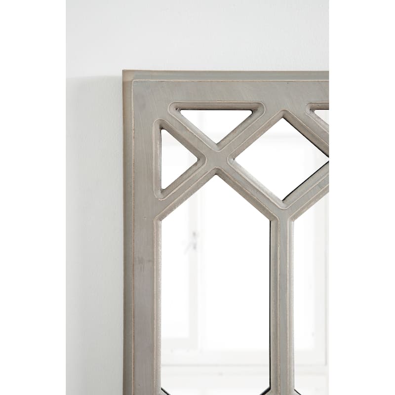 Kate and Laurel Gramlock Wood Wall Mirror - 13x48