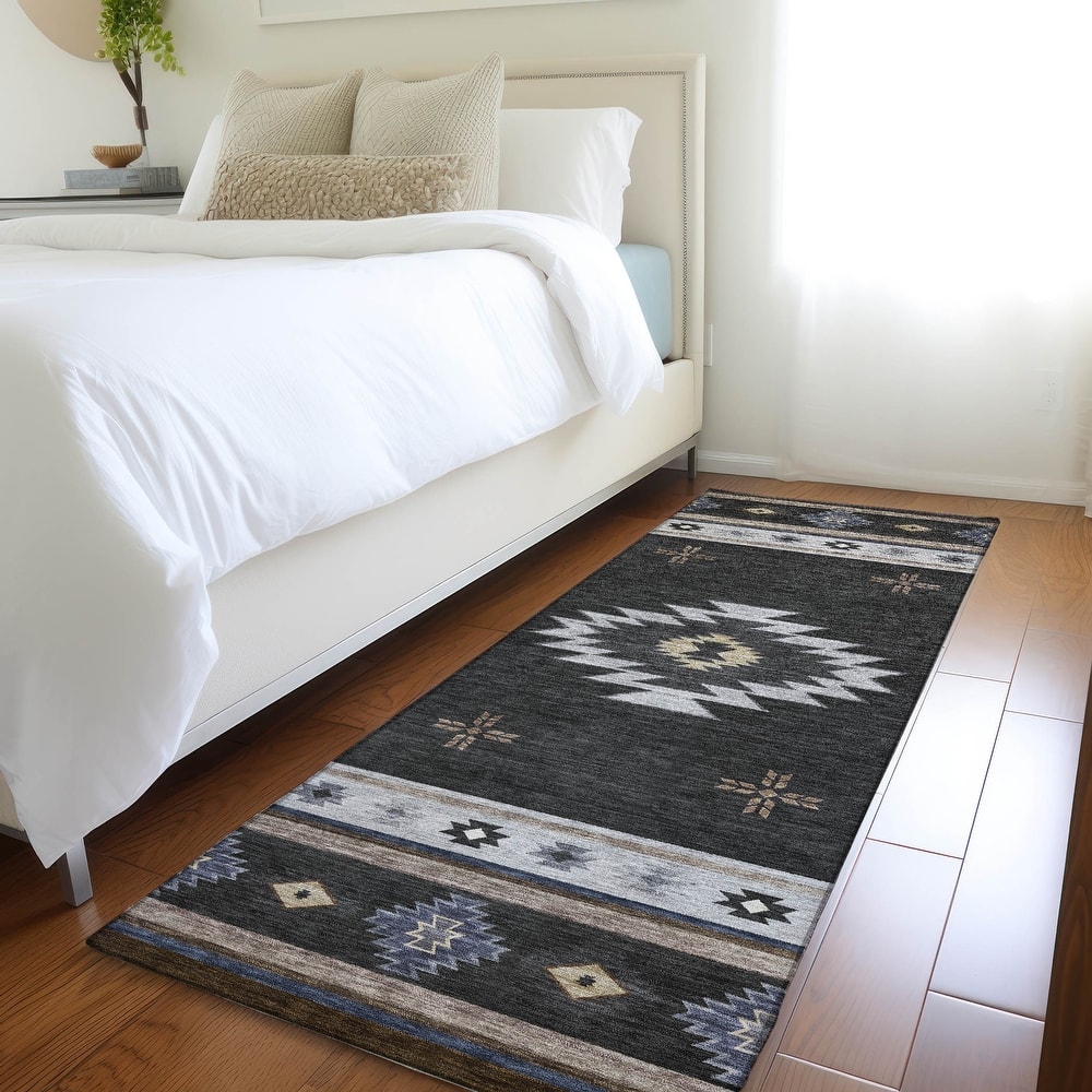 Premium Washable Super Soft Boho Tribal Mayfield Rug