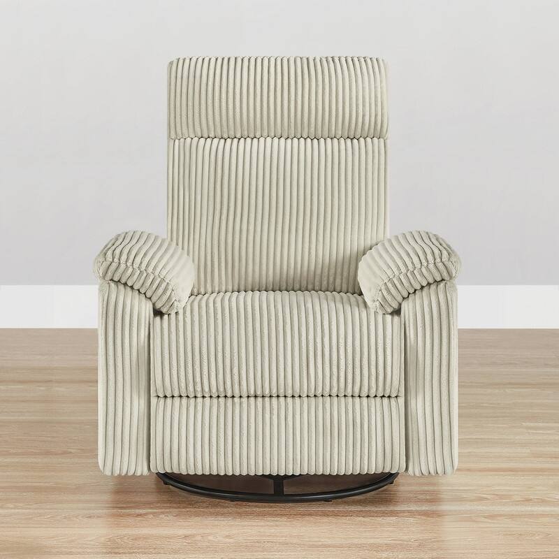 Spruce & Spring Manual Swivel Glider Recliner for Nursery