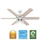 preview thumbnail 6 of 18, Hunter 52" Fonthill Ceiling Fan with LED Light, Handheld Remote ENERGY STAR! Easy Install!