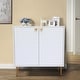 preview thumbnail 14 of 23, Clihome 2 Door Locker Accent Cabinet Sideboard Buffet