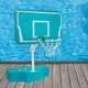 preview thumbnail 3 of 4, 42 Inch Poolside Adjustable Basketball Hoop for In-Ground Pools